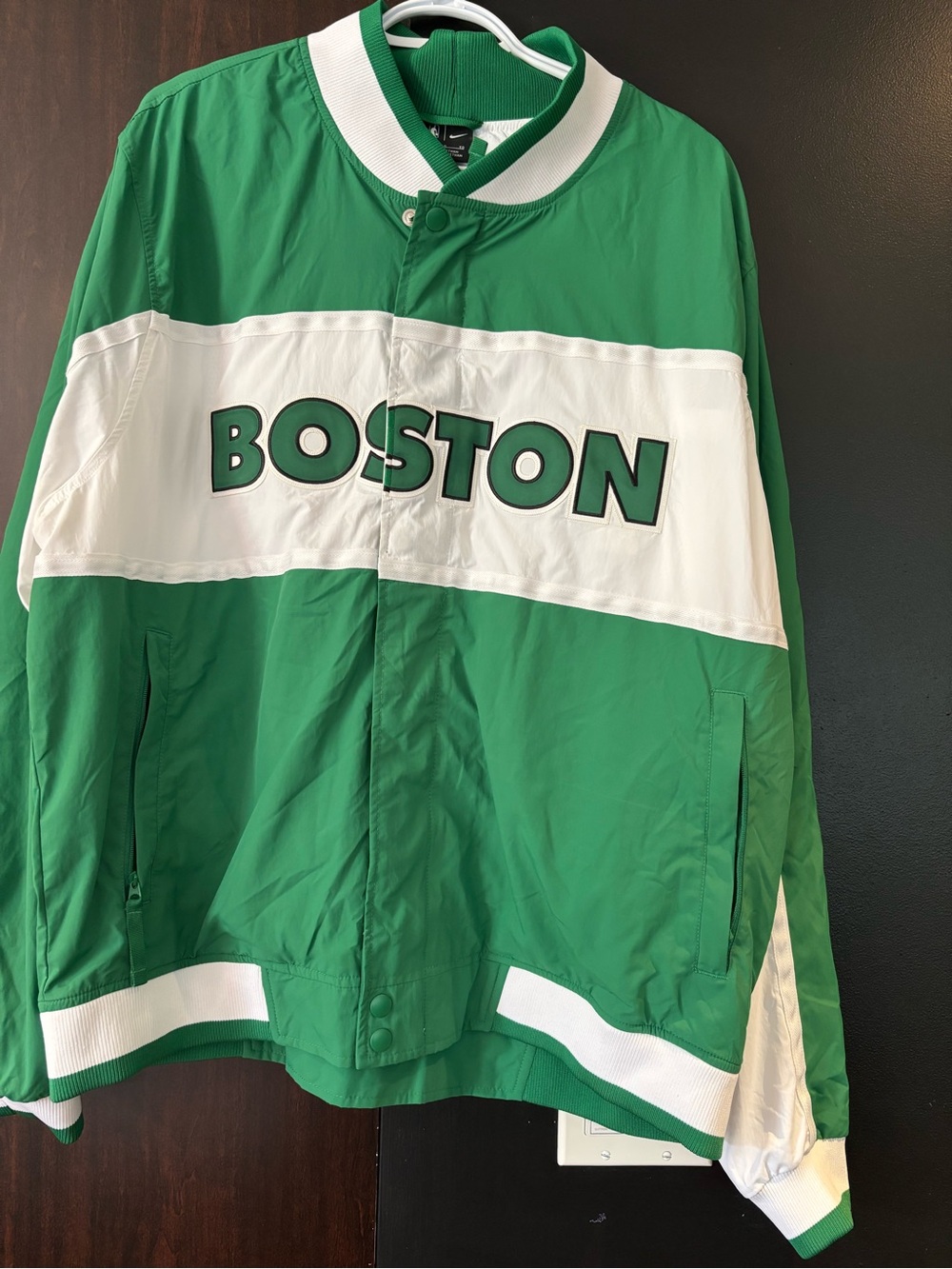 Nike NBA Boston Celtics Icon Team Issued Courtside Jacket AQ8127-312